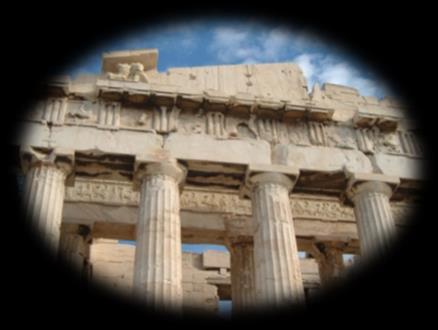 The Parthenon s fluted Doric columns achieve perfect form.