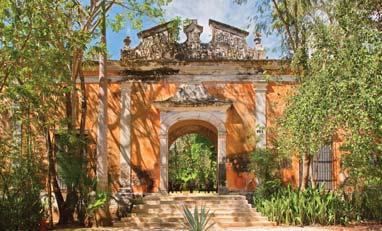 Hacienda Uayamon, Campeche Hacienda of the Yucatán A beautifully retored late-16th century hacienda ituated in beautiful ground cloe to the walled city of Campeche.