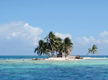 Situated at the narrow tip of a 26 mile peninula to the eat, the Caribbean Sea filled with coral caye and the Belize Barrier Reef with it world cla