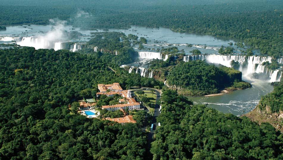 Brazil Hotel da Catarata, Iguacu National Park, Brazil Experience the drama of the Iguau Fall L ocated on a baaltic line panning the border between Argentina and