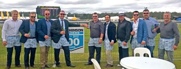 Fashion on the turf took a turn for the worse when Hutchies team members arrived in force for the