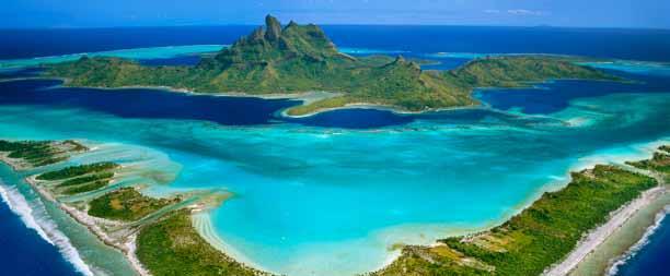 Visitors will certainly experience the same emotion that moved Captain Cook when he first came upon the island now known as Tahiti and the peaceful lagoons and natural, coralfringed passes that