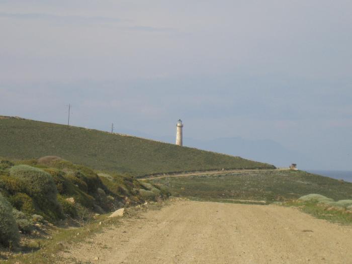The lighthouse is protected by armed guards and we could not go to the end of the cape.