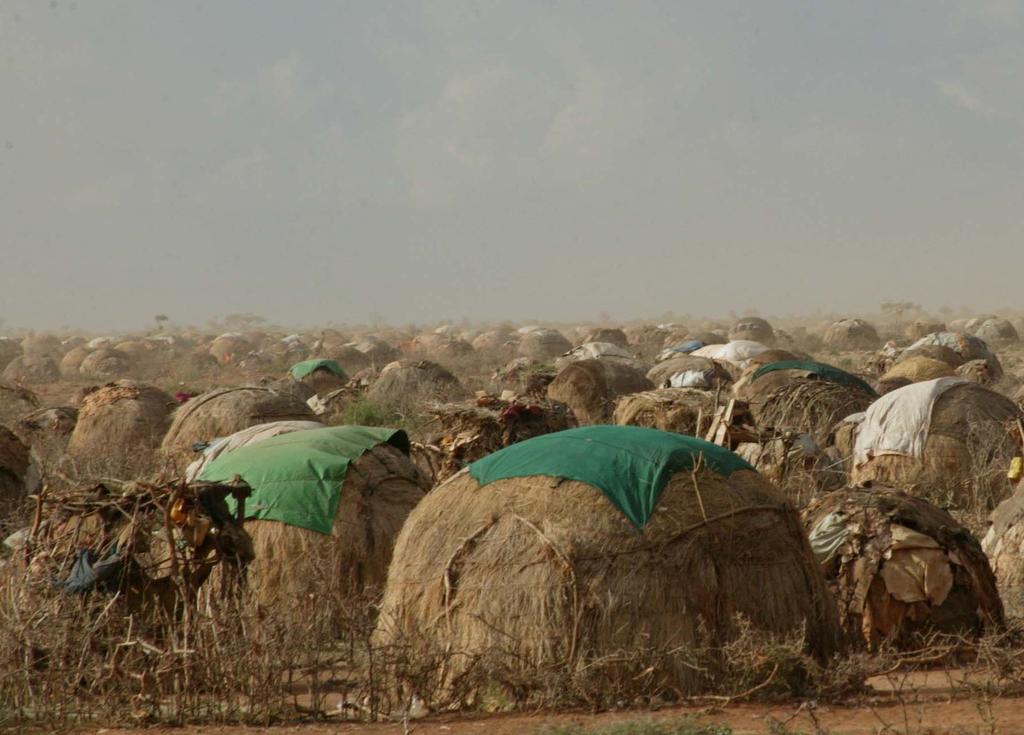 This is the camp in the Somali region of Ethiopia, the Dhenan IDP camp, where stoves are being tested by a local