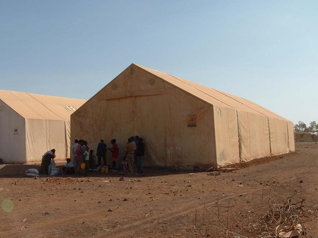 Storage Tent at UNHCR