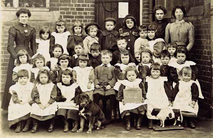 Council, was for many years leased to Age Concern. 13 Children at Cobden Road school c.1900.