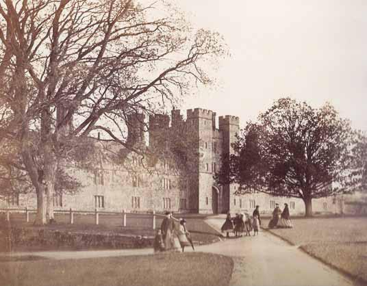 41 The west front of Knole, photographed c.1860s. Knole was often described as having the semblance of a small village. House and park dominated Sevenoaks, although at a discreet distance.