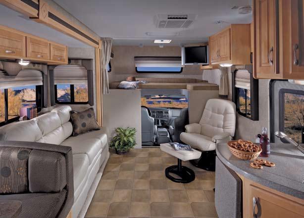 Above: Model 39D shown with Windswept Bronze interior and Maple cabinetry.