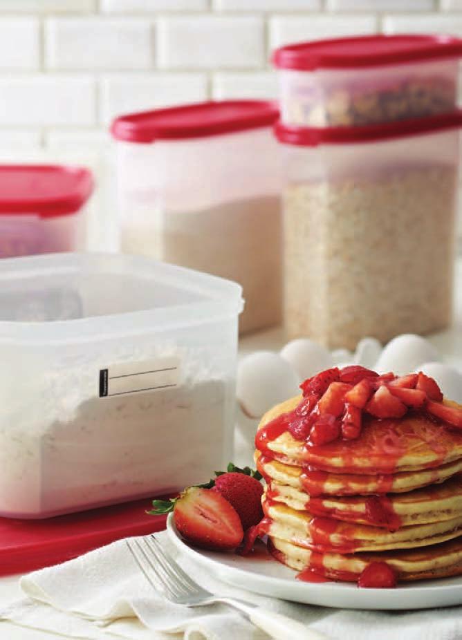 ORGANIZE be a mix master TM Date a party and your Consultant can show you how easy it is to prep and store the Happy Baker Master Mix from which it s so easy to make these pancakes plus