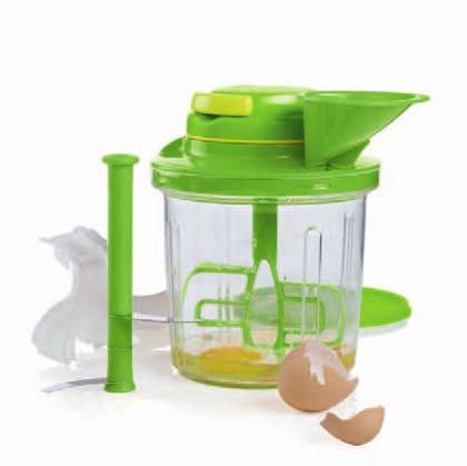 35 L base with anti-skid ring, blade protector and airtight, liquid-tight seal. Q 1235 Lettuce Leaf/Margarita $69.