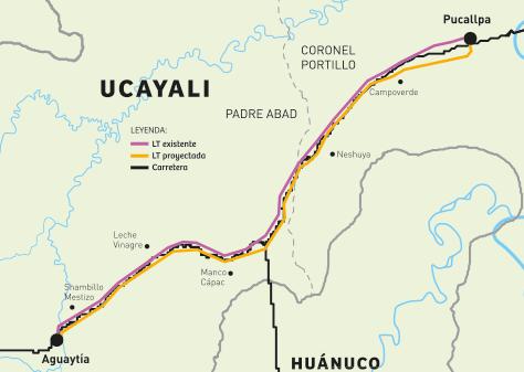 138 Kv Aguaytía-Pucallpa Transmission Line CALLED Purpose: Concession for the design, financing, construction, operation and maintenance of a transmission line of 132 km approximately with a capacity
