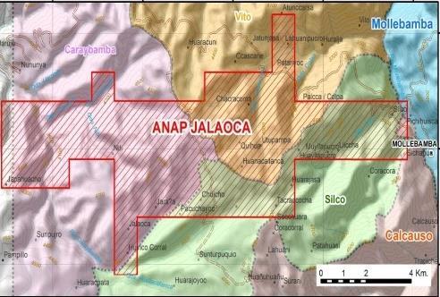 Jalaoca Mining Project TO BE CALLED Purpose: According to geologic, mineralogy characteristics and alterations, along with geophysics anomalies, the mine zone offers conditions to be explored for
