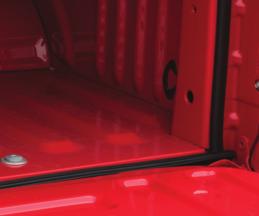a bed/tonneau cover Helps seal up the gaps around the tailgate Soft rubber construction conforms to the contours of the tailgate for a tight seal Resistant to gas, oil and UV rays Ford Licensed