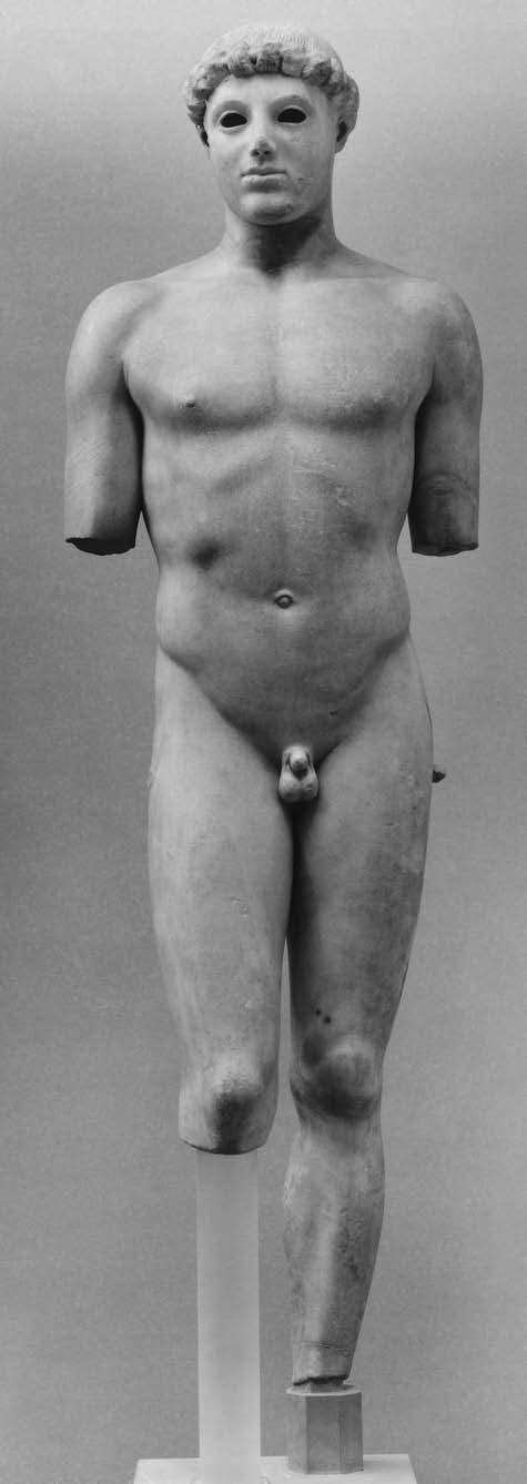 THE PERFECTION OF THE TRADITION: THE GLORY OF HELLENIC GREECE 85 Figure 3.18 Kritios Boy. Ca. 480 B.C.E. Ht. 33. Acropolis Museum, Athens. This statue is carved from marble probably mined at Mt.