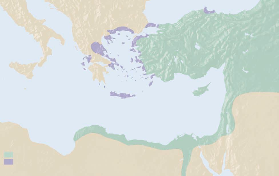 64 CHAPTER THREE: CLASSICAL GREEK CIVILIZATION Rome A D R I A T I C S E A LEARNING THROUGH MAPS BLACK SEA Sinope MAGNA GRAECIA (ITALY) TYRRHENIAN SEA Segesta SICILY Poseidonia (Paestum) Syracuse