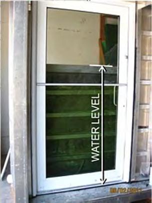 re-grading or berming to prevent water from reaching buildings, or installing water-tight doors and