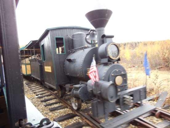 The locomotive of the replica