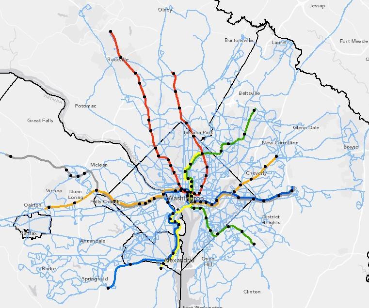 Metro Systemwide Fact Sheet Page 5 Metrorail 118 miles, 91 stations, 6 lines Average daily ridership: 740,000 Average AM peak period ridership: 240,000 Annual ridership: 274 million Rail fleet: 1,150