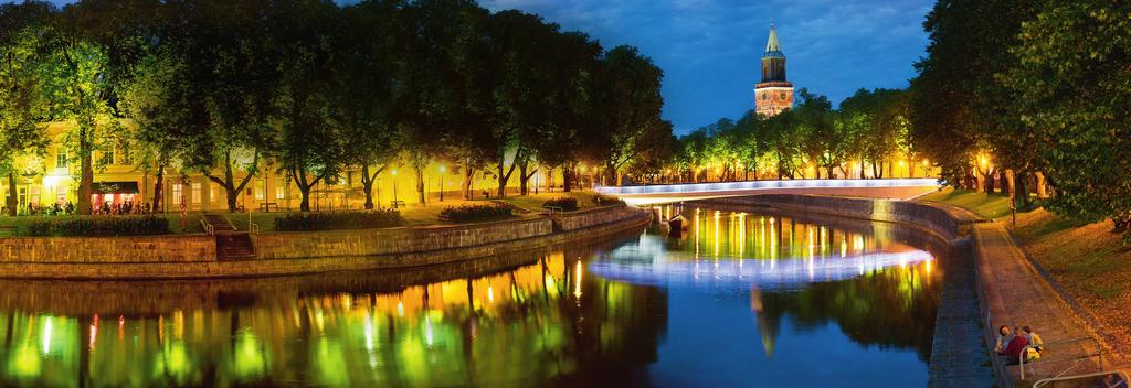FOLLOW THE FLOW THE RIVER AURA IS THE HEART AND SOUL OF TURKU, AT THE