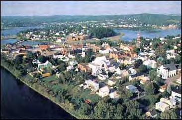 Across the river from Florenceville, Route 110 leads to Centreville, a farming and manufacturing community near the border with Maine.