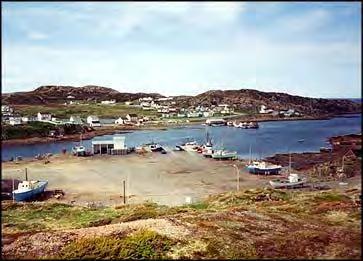 The highway crosses Main Tickle to South Twillingate via a causeway completed in 1973. Another road leads from Highway 340 to Kettle Cove, Manuels Cove, Bayview, Gillards Cove and Bluff Head Cove.