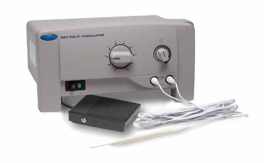 Wet-Field Bipolar Instruments Wet-Field Coagulators The Wet-Field Coagulator is designed to provide precise episcleral, intrascleral, and intraocular hemostasis with reduced peripheral tissue trauma.