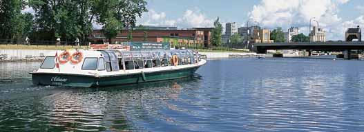 Montréal GREATER AREA Explore the 14-km-long path along the canal on foot, on in-line skates, or on a bike. Sports equipment can be rented near the site. Cruise the canal and discover its five locks!