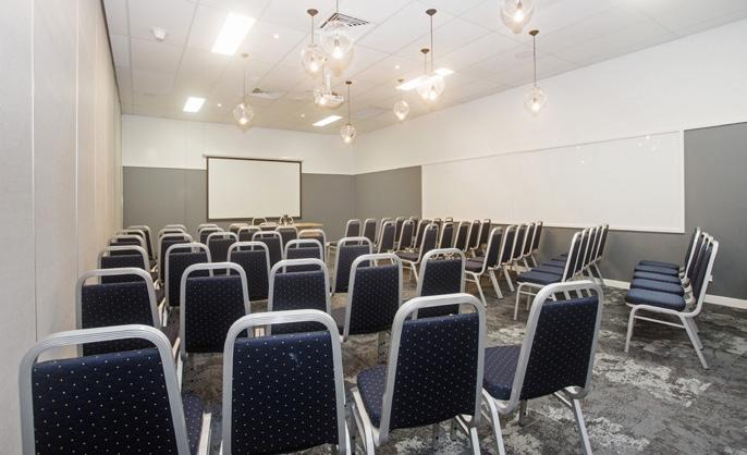 Marina Room The newly refurbished Mantra Hervey Bay conference facility offers a stylish and professional setting, seating up to 150 delegates.