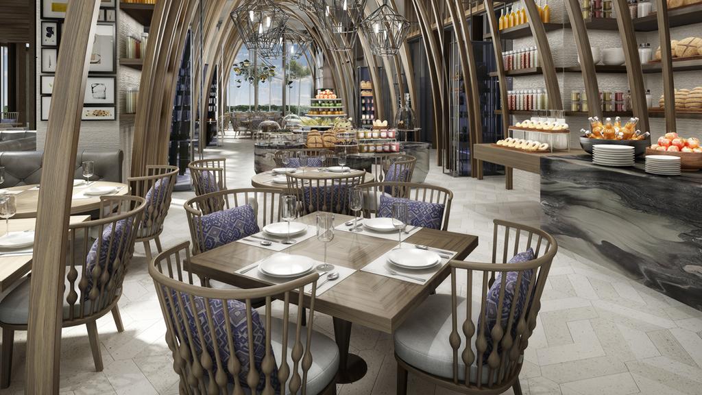 Five restaurants and lounges will make it the city s most exciting new dining destination for both local and international visitors, while extensive function spaces will host Kuwait s most