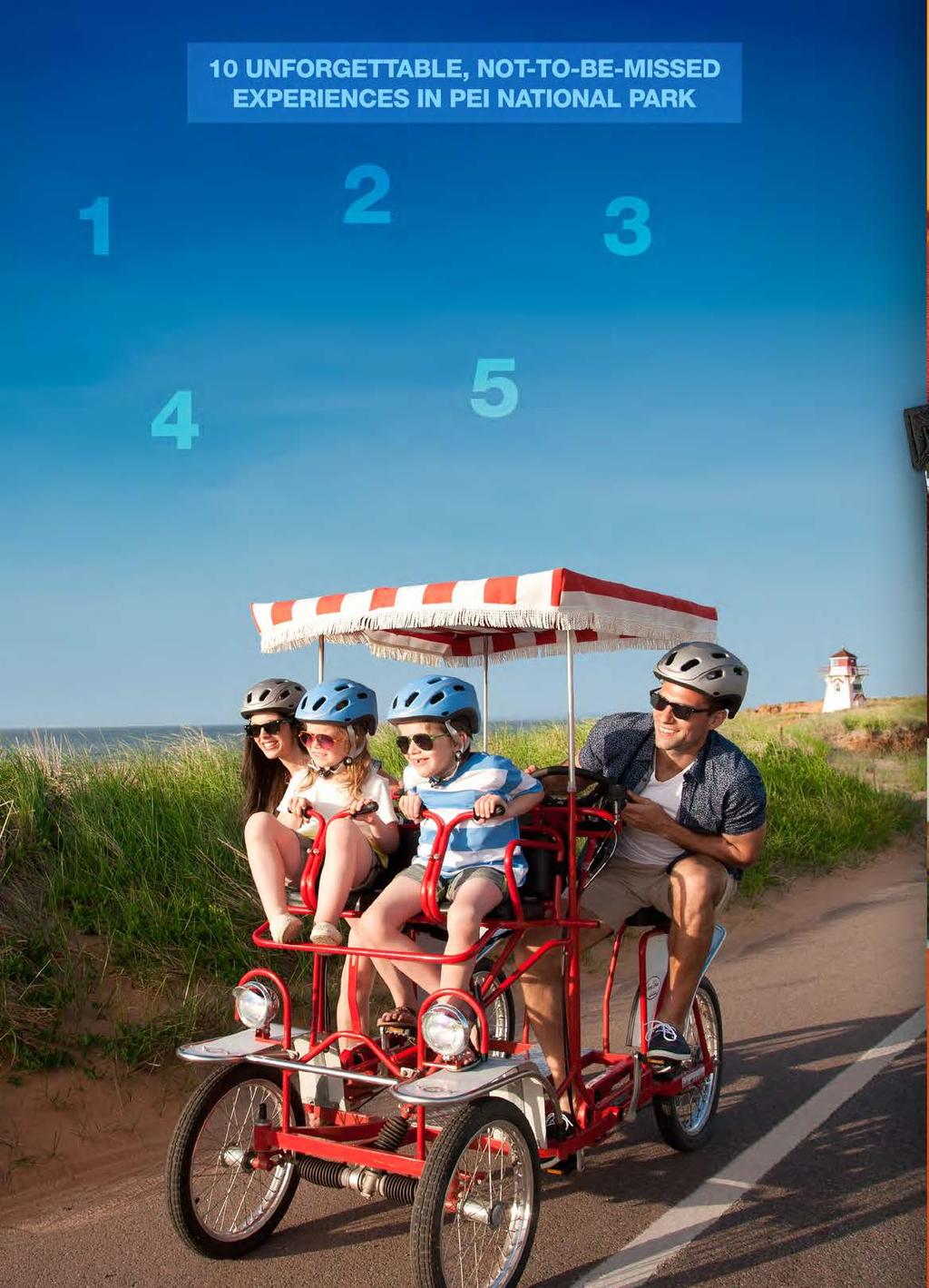 Kids are invited to take part in the Xplorer challenge, completing fun activities all over PEI National Park. Opt for an otentik!