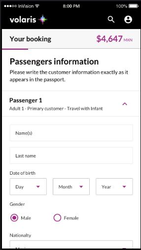 by redesigning booking flow Home page Confirmation page Flights