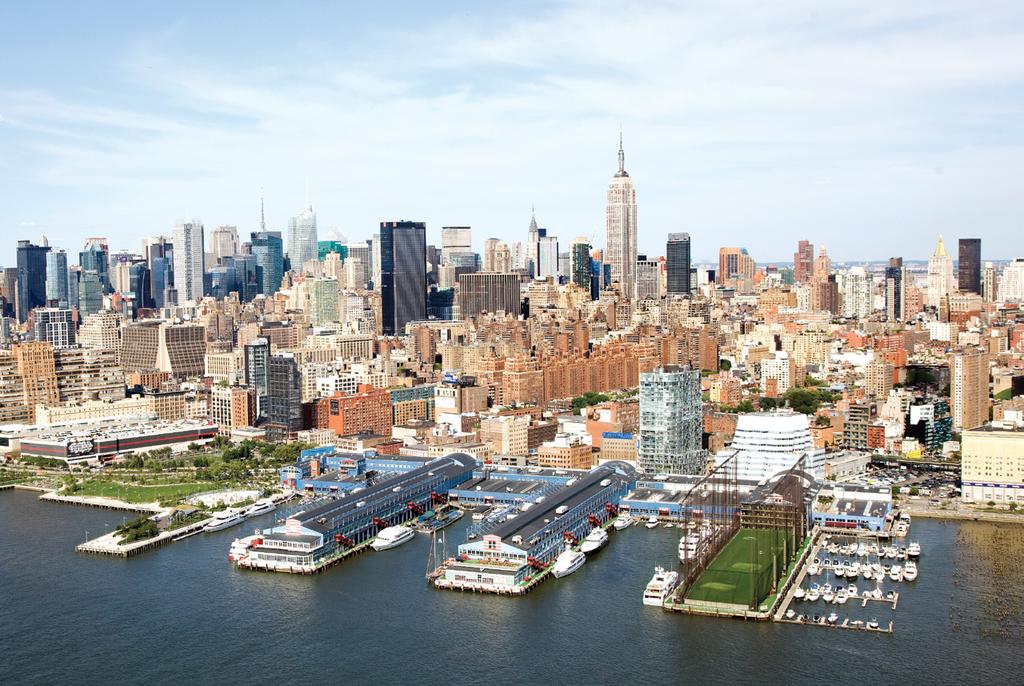 The Chelsea Piers Sports & Entertainment Complex in New York City features a wide range of high-impact branding opportunities that target the heavily traveled West Side Highway, Hudson River Park