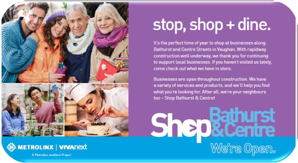 Business Support Programs in Vaughan Shop7 and Shop Bathurst & Centre > Developed in collaboration with