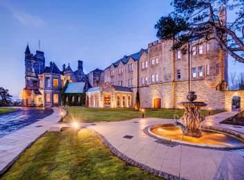 Set in 12 acres of secluded gardens and woodlands the hotel s palatial surroundings, exquisite decor, fine antiques and exceptional service combine to give the Culloden an unmatched elegance.