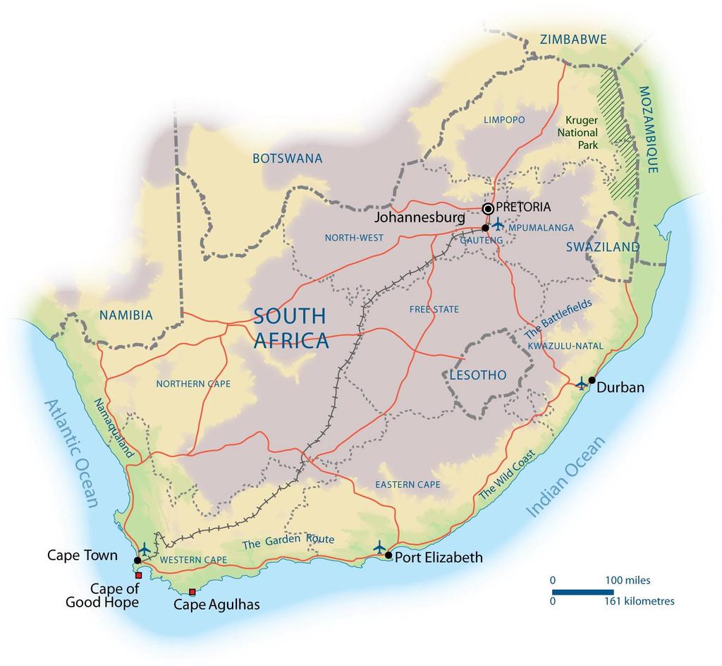 Introduction to South Africa Key facts: Population: 43.79 million Land area: 1.