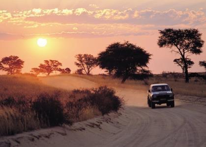 Itinerary in Detail Tuesday 14 February, 2017 Kalahari Tented Camp, The Kgalagadi Transfrontier Park All meals and selected excursions included The Kgalagadi Transfrontier Park Southern Kalahari to