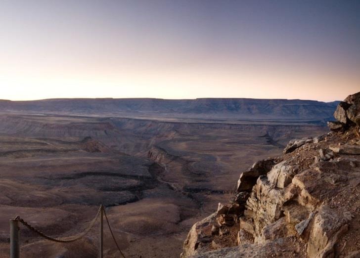 Itinerary in Detail Fish River Canyon, Namibia Monday 20 February, 2017 Fish River Lodge, Fish River Canyon All meals and selected excursions included Activities from Fish River Lodge During your