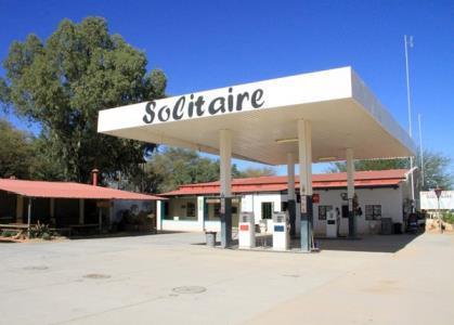 Itinerary in Detail Solitaire Filling Station Road D707 Sossusvlei to Aus Sossusvlei introduction In southern Namibia, at Sesriem, the Tsauchab River has carved a wide path into the dunes towards the