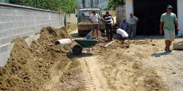 LAÇ Përmirësimi i sistemit të kanalizimeve të ujërave të zeza në qytetin e Laçit, lagja Nr. 6 Organizata zbatuese: Instituti i Studimeve Mjedisore Shuma e grantit: 1,557,600.