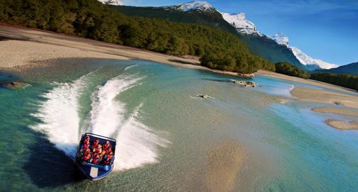 Day, 10 March 2017-2018 Depart from Blanket Bay s own jetty aboard your private jet boat for an exhilarating journey to the upper reaches of the scenic Dart River taking you through
