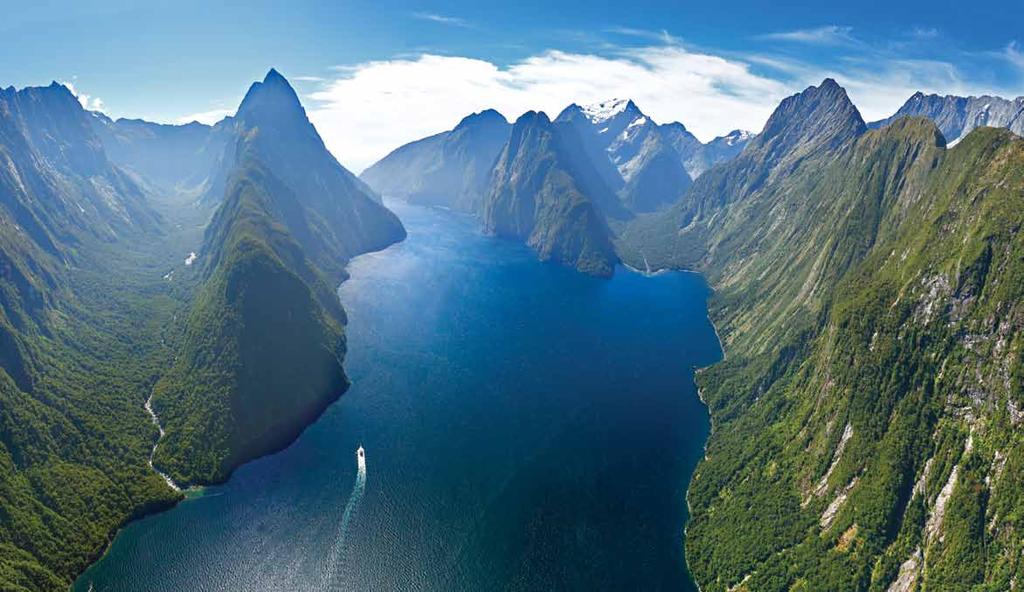 Fiordland National Park NZ Eight Night Cruise Package Island Escape Cruises Package allows guests the ultimate access, in safety and comfort, to the wonders of this majestic World Heritage site.