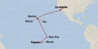 SOUTH PACIFIC & AUSTRALIA Passage to Polyesia LOS ANGELES to PAPEETE 16 days Nov 11, 2018 REGATTA 2 for 1 CRUISE S limited-time iclusive package icludes: Airfare* & Ulimited Iteret plus choose oe:
