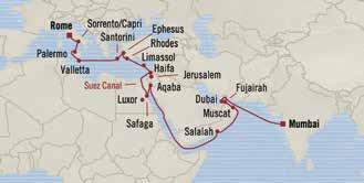 ASIA & AFRICA Timeless Woders MUMBAI to ROME 28 days Apr 29, 2018 NAUTICA 2 for 1 CRUISE S limited-time iclusive package icludes: Airfare* & Ulimited Iteret plus choose oe: FREE - 8 Shore Excursios