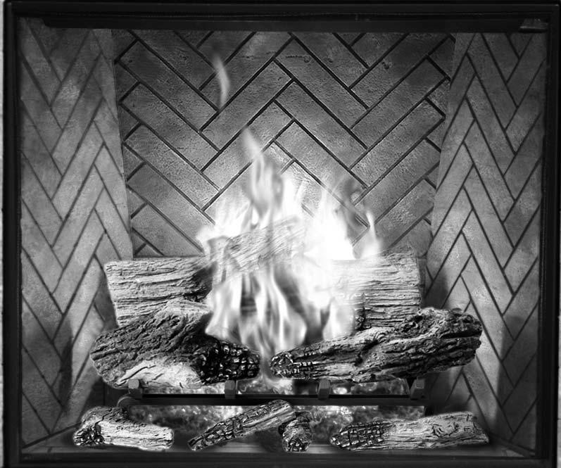 #28 for proper flame pattern. Open primary air shutter if the logs, glass, and fi rebox have carbon accumulation and / or the flames are long, dark and stringy.