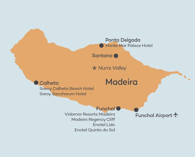 Stay & Explore - Madeira guide Comprising four islands off Africa s northwest coast, Portugal s autonomous Madeira archipelago has a subtropical climate and dazzling scenery which draws in