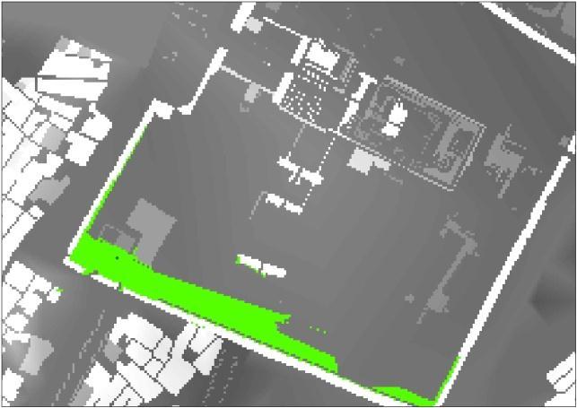 Figure 5-37: The Viewshed analysis for the Opt Temple at Karnak Temples