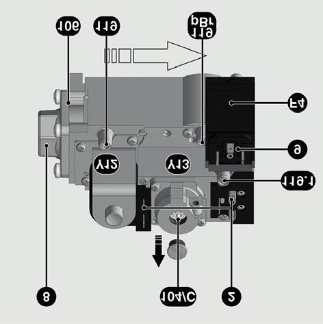 Functionare Rampa de gaz VR4625 / MB-DLE 407 VR4625 Ansamblul compact VR4625, cu reglare integrata a presiunii de gaz, este potirvit pentru arzatoarele pe gaz intr-o treapta cu tiraj fortat.