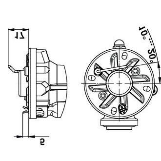 Arzatorul si generatorul de caldura sunt conectate printr- o mufa cu 7 poli.