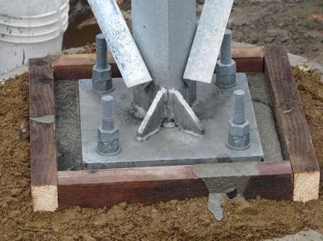 These were individually pull-tested while a professional geotechnical engineer observed.
