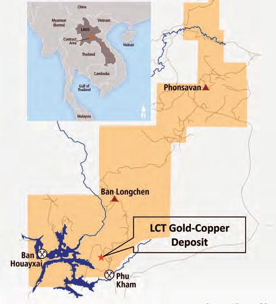 Laos Initial resource at PanAust s LCT deposit AN initial mineral resource estimate has been calculated for PanAust s Long Chieng Track (LCT) gold-copper deposit in northern Laos, near the company s